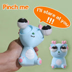 GNIOTEK SMOK Z WYSKAKUJĄCYMI OCZAMI 10 CM ANTYSTRES ZABAWKA SQUISH