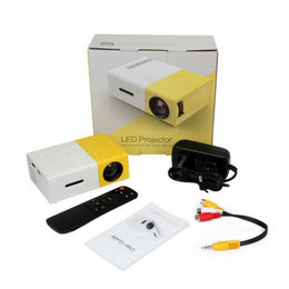 MINI PROJEKTOR LED YG300 PORTATYWNY MULTIMEDIALNY HDMI USB AV DO DOMU