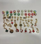 XMAS DIY ZESTAW DO ROBIENIA BRANSOLETEK BIŻUTERII KORALIKI ŚWIĄTECZNE