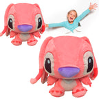 MIĘKKA PLUSZOWA ZABAWKA ANIOŁEK STICHA Z KRESKÓWKI LILO I STICH MASYASHA PODUSZKA RÓŻOWA 40 CM