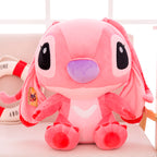 MIĘKKA PLUSZOWA ZABAWKA ANIOŁEK STICHA Z KRESKÓWKI LILO I STICH MASYASHA PODUSZKA RÓŻOWA 60 CM