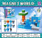 KONSTRUKTOR MAGNETYCZNY "MINECRAFT: DOMEK ŚNIEŻNY" (77 ELEMENTÓW) – SKORYGOWANA WERSJA