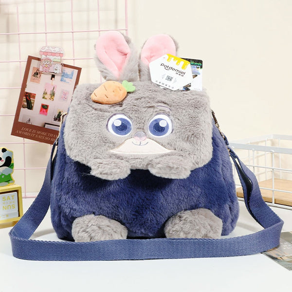 PLUSZOWA TORBA-PLECAK KRÓLIK JUDY 25×25 CM + LOSOWY BRELOK GRATIS ZOOTOPIA