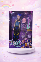 LALKA ZOEY HUNTR/X K-POP ZESTAW MUZYCZNY GITARA BĘBNY COOL GIRL PREZENT