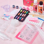 DIY ZESTAW DO TWORZENIA TABA ŁAPEK DLA DZIECI ZRÓB TO SAM SQUISHY ZABAWA