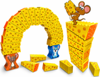 GRA ZRĘCZNOŚCIOWA CHEESE STACK GAME BALANSOWANIE SERA DLA DZIECI ZABAWKI