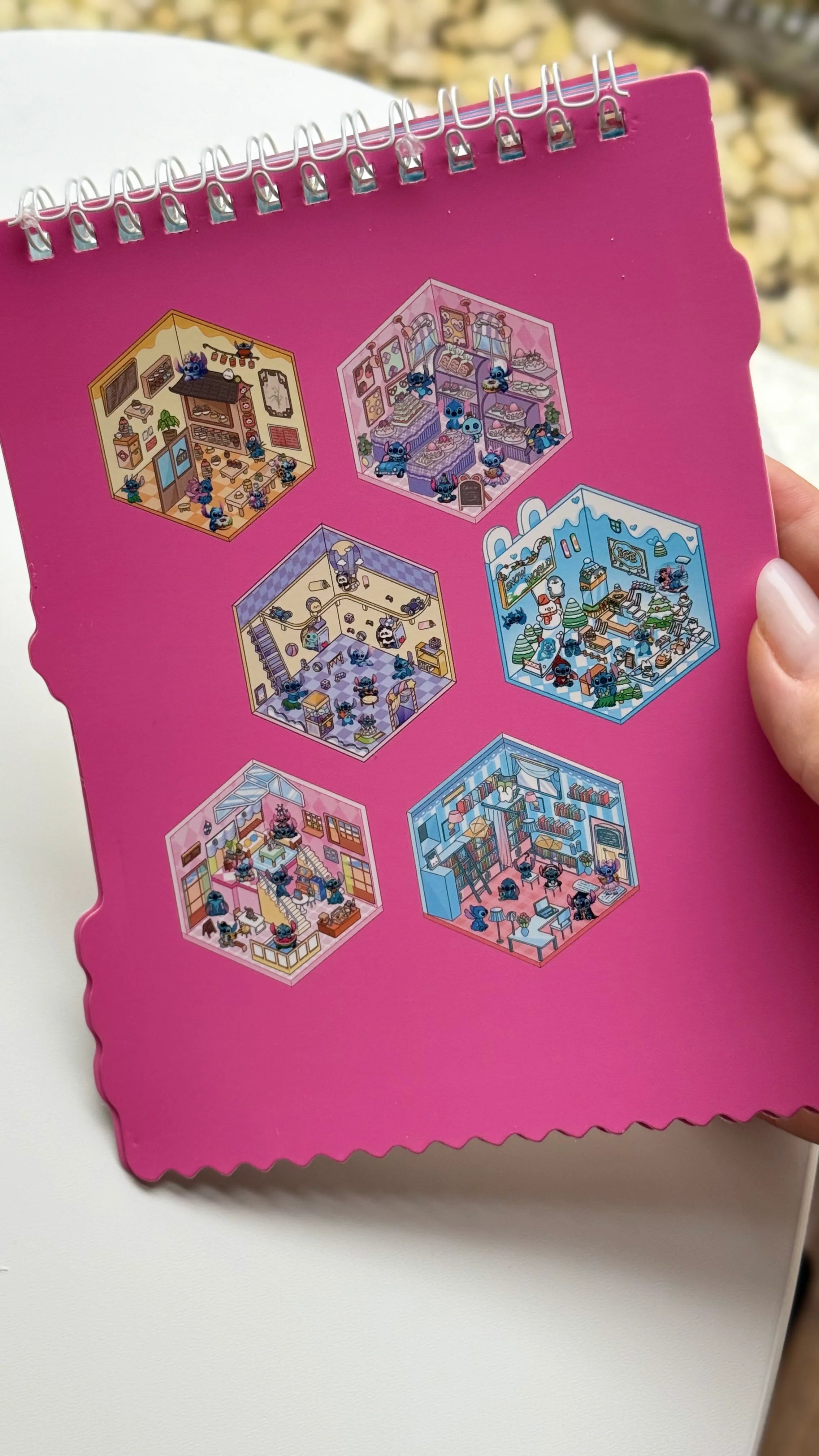 ALBUM Z NAKLEJKAMI WYKLEJANKA ANTYSTRESOWA 3D ROOMBOX STICKERS