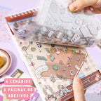 ZRÓB TO SAM WYKLEJANKA ANTYSTRESOWA KAPIBARA DREAM HOUSE NAKLEJKI DIY