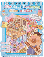 ZRÓB TO SAM WYKLEJANKA ANTYSTRESOWA KAPIBARA DREAM HOUSE NAKLEJKI DIY