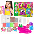 ZESTAW DO ROBIENIA SLIME DLA DZIECI DIY AKCESORIA ZABAWA SENSORYCZNA STEAM