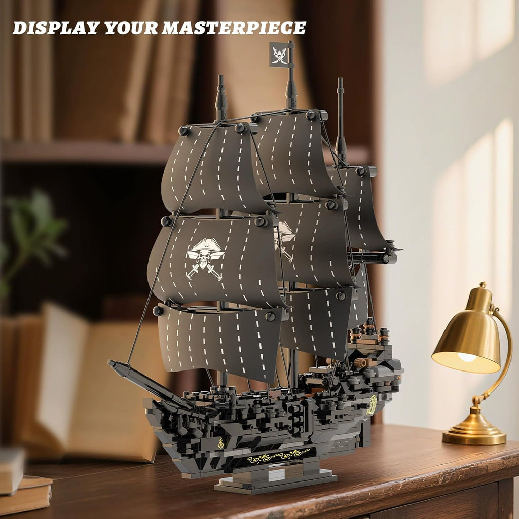 KLOCKI KONSTRUKCYJNE 3D STATEK PIRACKI DARK PEARL 774 PCS DIY