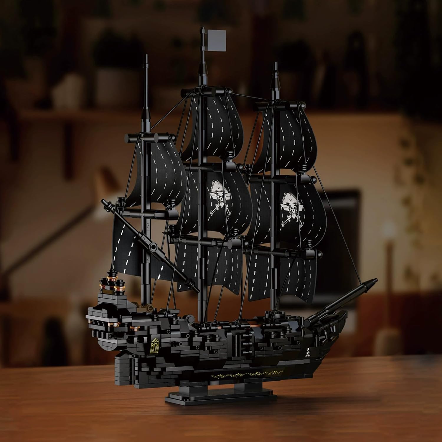 KLOCKI KONSTRUKCYJNE 3D STATEK PIRACKI DARK PEARL 774 PCS DIY