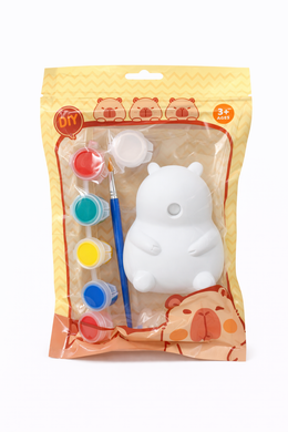 KAPIBARA DIY ZABAWKA DO WŁASNORĘCZNEGO MALOWANIA FARBKAMI CAPYBARA