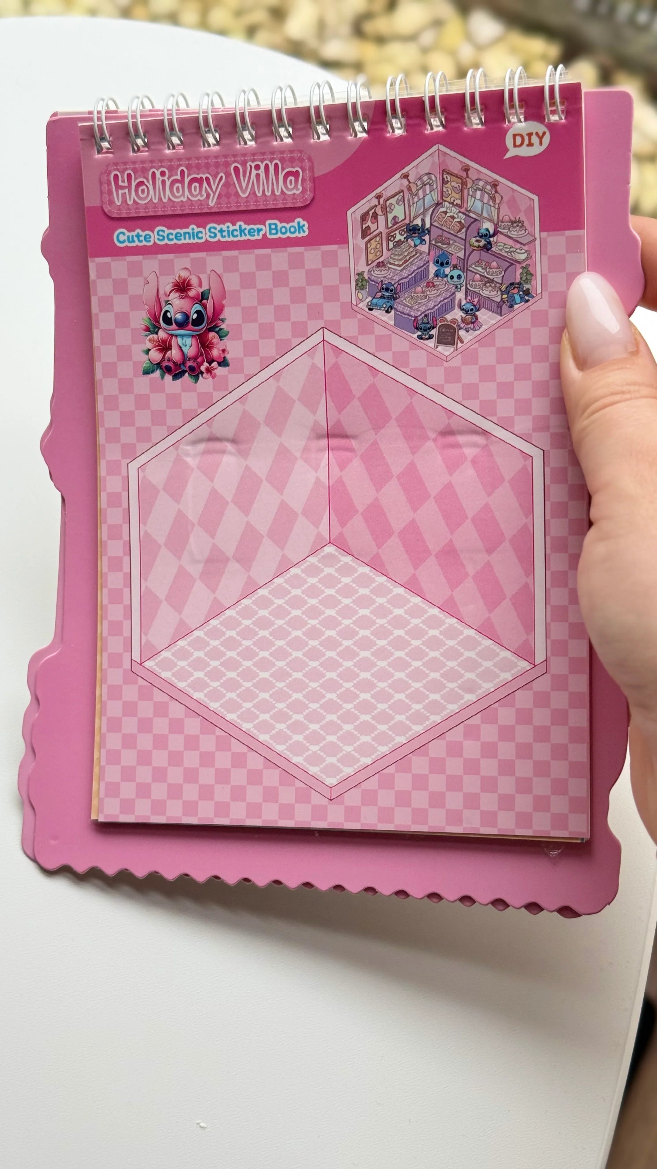 ALBUM Z NAKLEJKAMI WYKLEJANKA ANTYSTRESOWA 3D ROOMBOX STICKERS