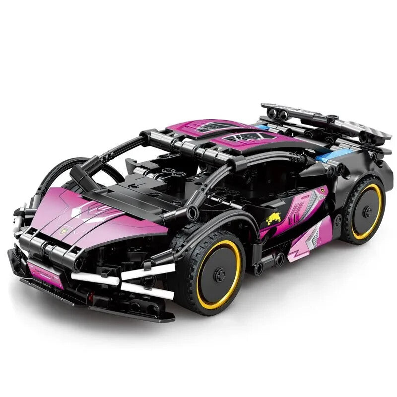 KLOCKI AUTO ZDALNIE STEROWANE SPEED CAR 304 EL. SAMOCHÓD LAMBORGINI
