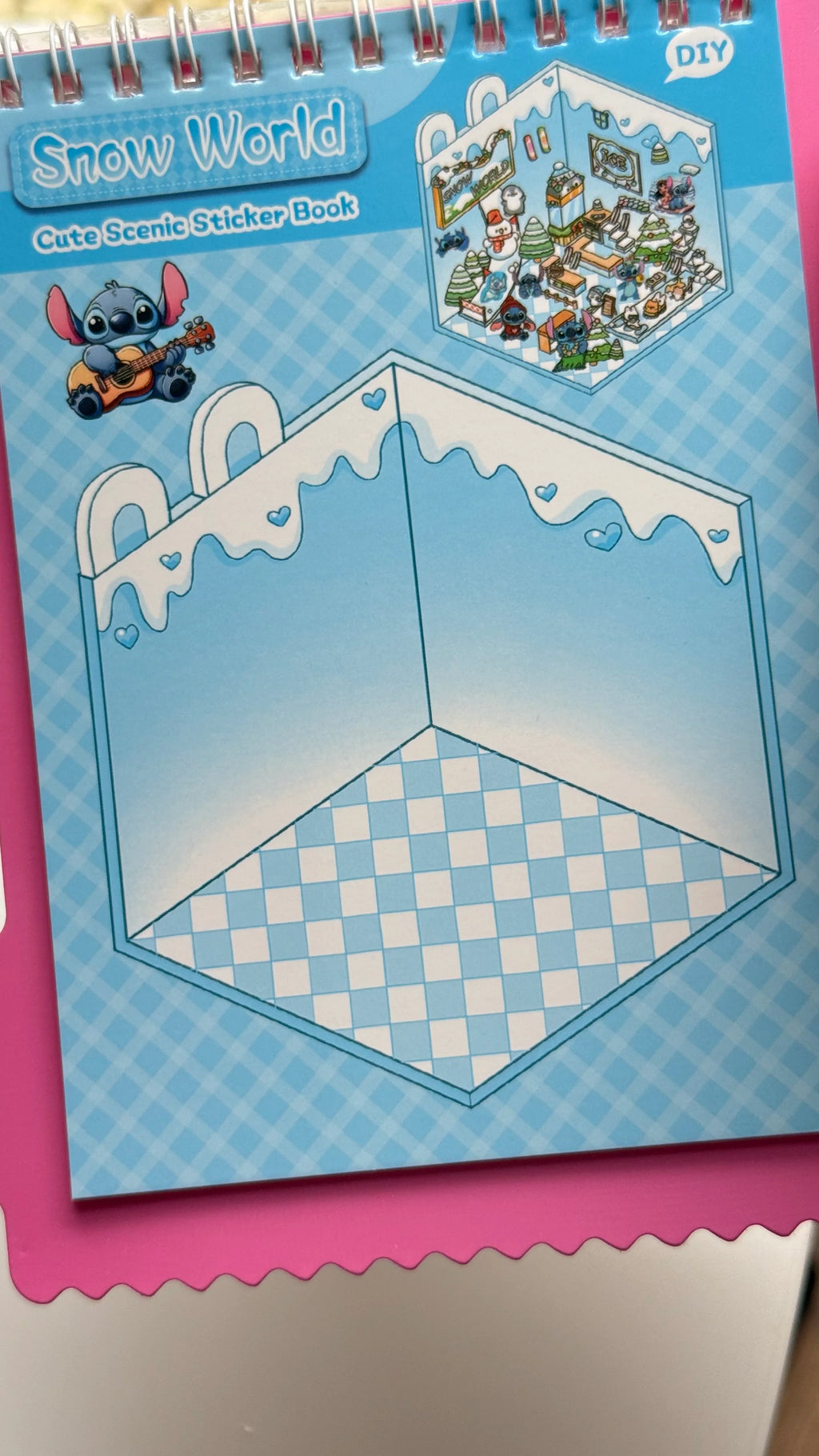 ALBUM Z NAKLEJKAMI WYKLEJANKA ANTYSTRESOWA 3D ROOMBOX STICKERS