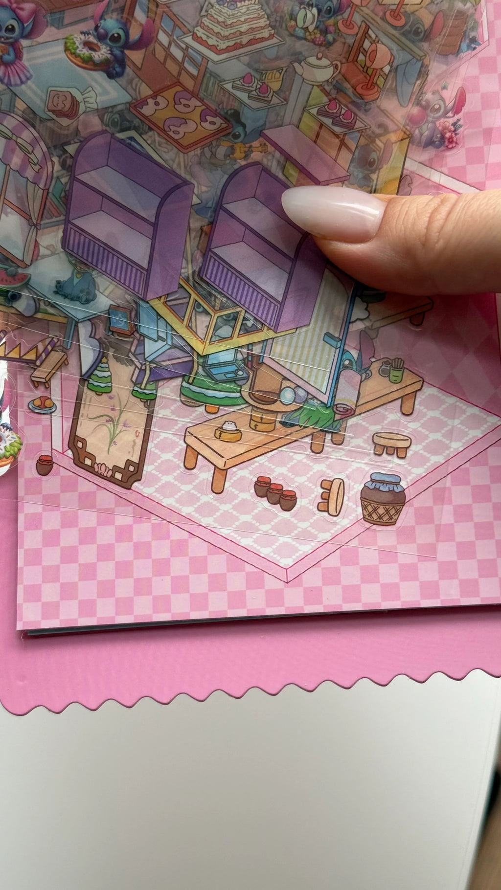 ALBUM Z NAKLEJKAMI WYKLEJANKA ANTYSTRESOWA 3D ROOMBOX STICKERS