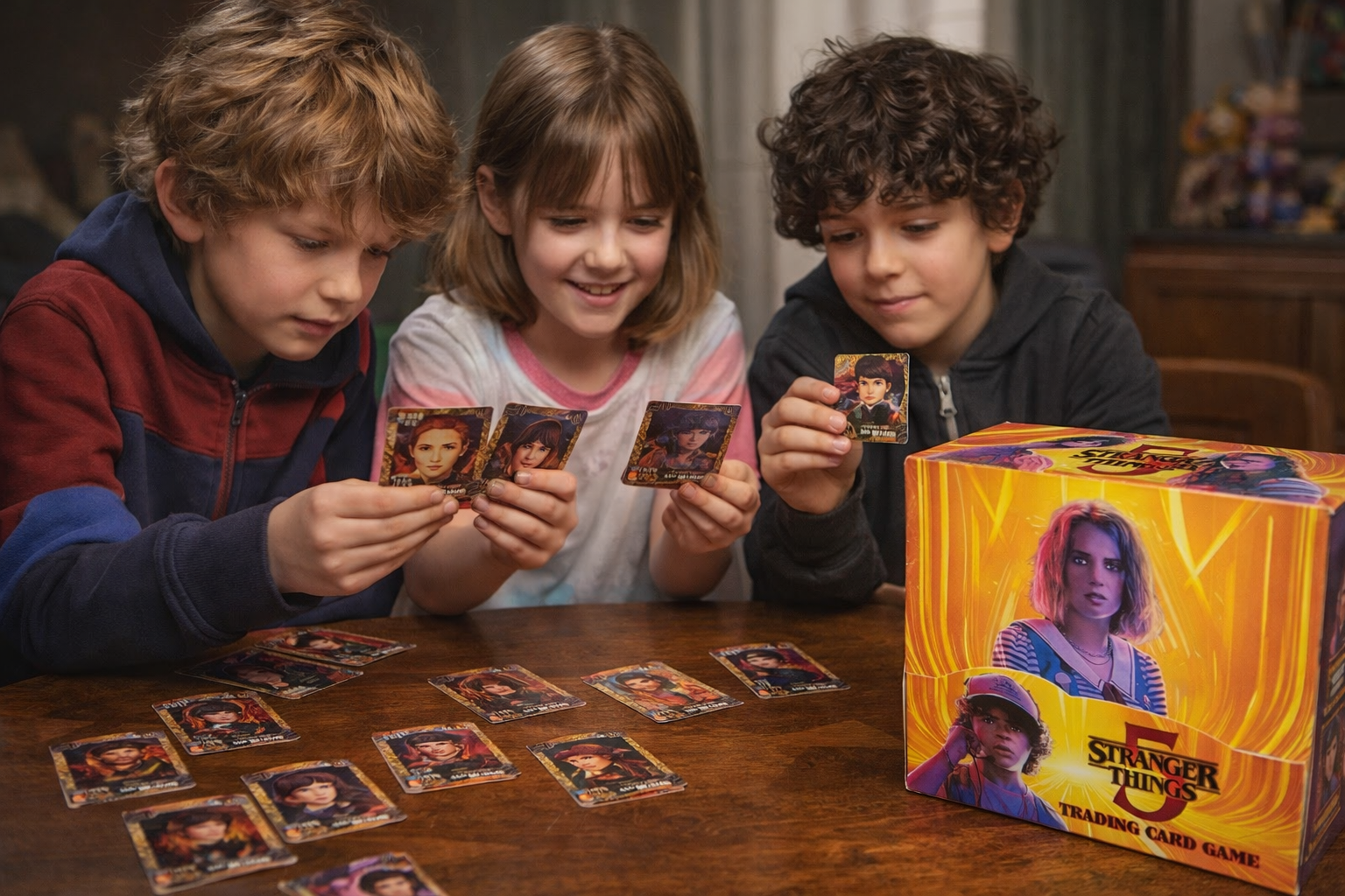 Stranger Things – zestaw 288 kart kolekcjonerskich Trading Card Game