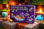 MINECRAFT KLOCKI MAGNETYCZNE PIXEL PORTAL 104 EL. KONSTRUKTOR DLA DZIECKA
