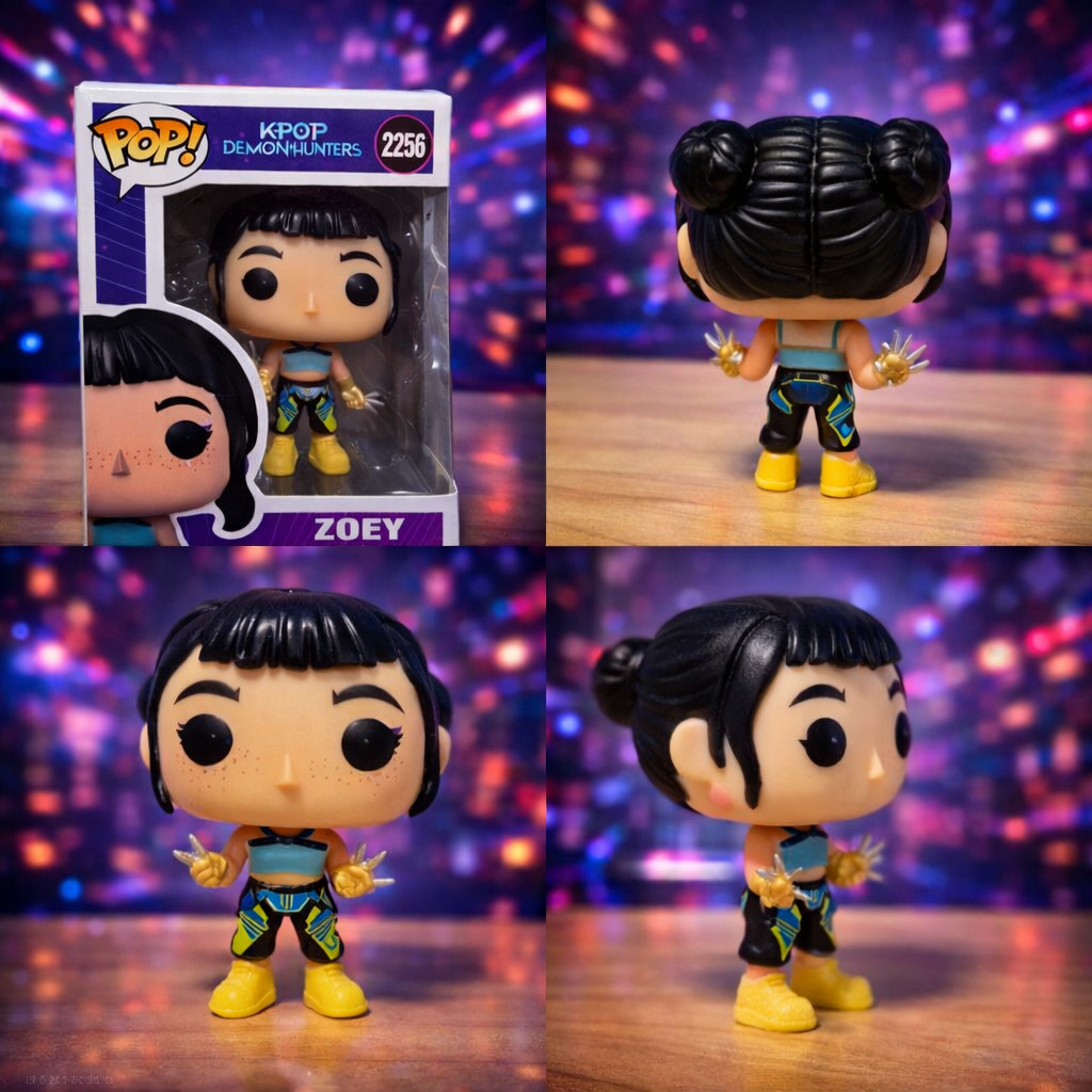 ZESTAW 3 FIGURKI KPOP KOLEKCJONERSKIE 10 CM HIT PREZENT FAN DEMON HUNTERS