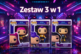 ZESTAW 3 FIGURKI KPOP KOLEKCJONERSKIE 10 CM HIT PREZENT FAN DEMON HUNTERS