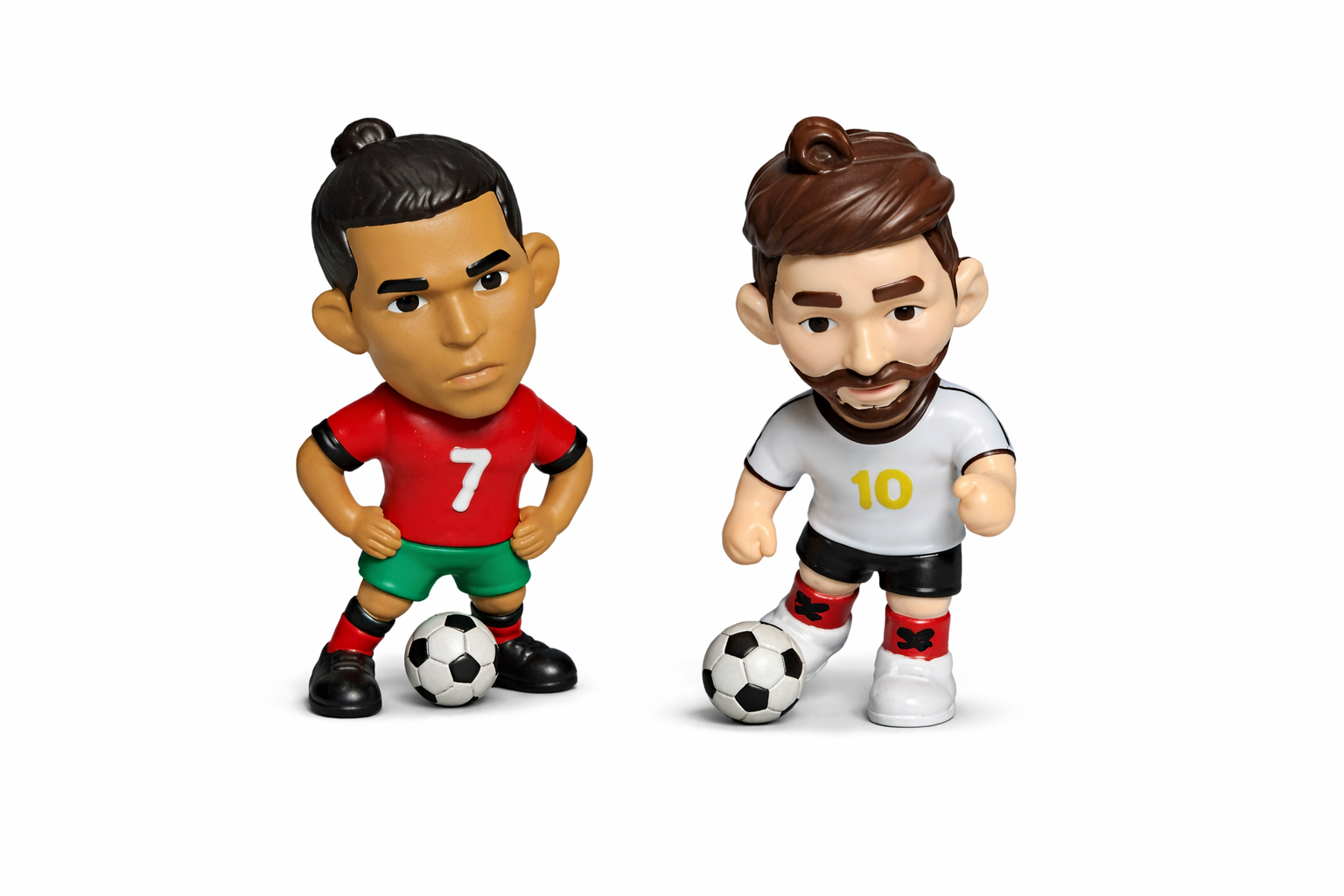 ZESTAW MINI FIGUREK PIŁKARZY 6CM FOOTBALL STARS + BRELOK GRATIS PREZENT