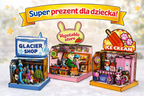 DIY 3D PUZZLE ZOO CITY DREWNIANE MINI SKLEPIK | 3 WERSJE DO WYBORU