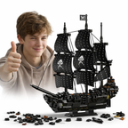 KLOCKI KONSTRUKCYJNE 3D STATEK PIRACKI DARK PEARL 774 PCS DIY