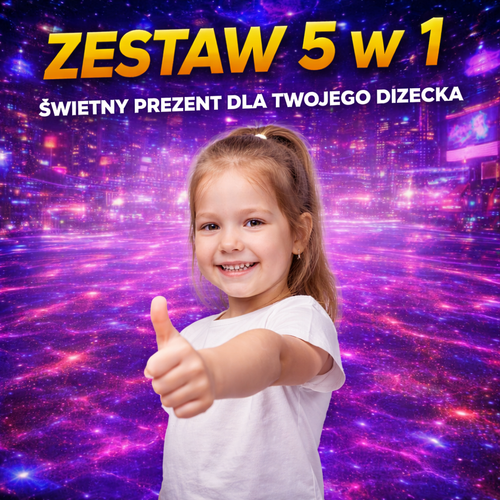 ZESTAW 5W1 KPOP HUNTERS LALKI 15CM + LALKI 30CM + MIKROFON + FIGURKI +KARTY