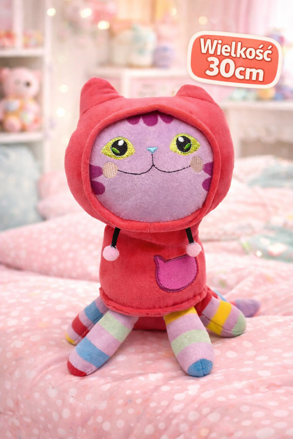 MASKOTKA PLUSZOWA DJ MAT GABBY'S DOLLHOUSE 30 CM PRZYTULANKA ZABAWKI