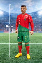 FIGURKA PIŁKARSKA 30 CM RONALDO MESSI MBAPPE Z PODSTAWKĄ PREZENT DLA KIBICA