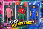 FIGURKA PIŁKARSKA 30 CM RONALDO MESSI MBAPPE Z PODSTAWKĄ PREZENT DLA KIBICA