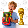PUCHAR FIFA WORLD CUP FIGURKA TROFEUM 30 CM PREZENT DLA KIBICA PIŁKI NOŻNEJ