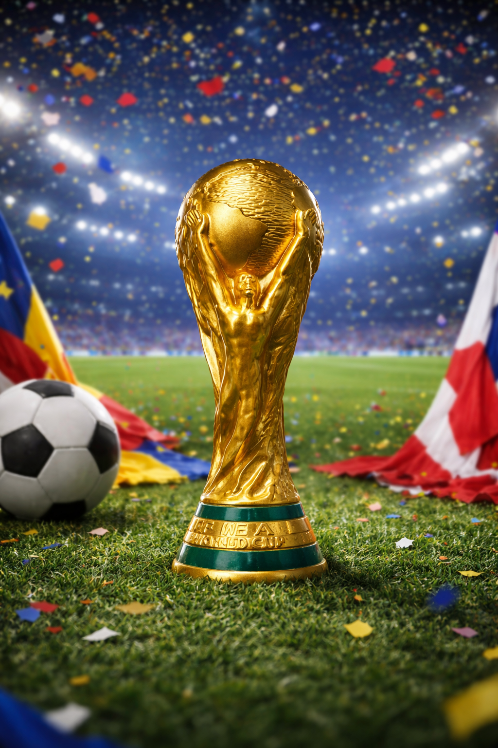 PUCHAR FIFA WORLD CUP TROPHY 15 CM FIGURKA PREZENT DLA KIBICA PIŁKI NOŻNEJ
