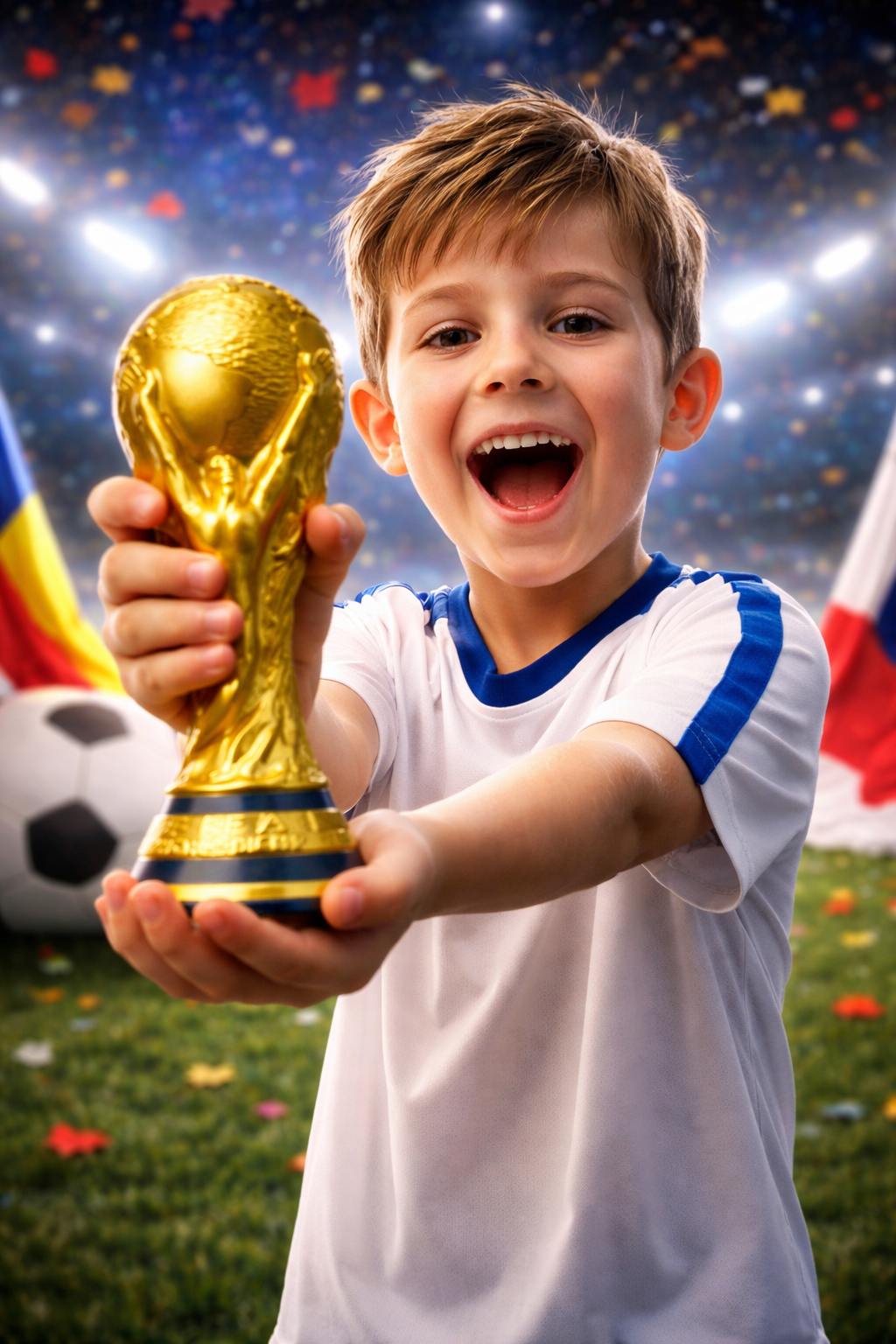 PUCHAR FIFA WORLD CUP TROPHY 15 CM FIGURKA PREZENT DLA KIBICA PIŁKI NOŻNEJ