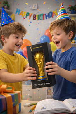 PUCHAR FIFA WORLD CUP TROPHY 15 CM FIGURKA PREZENT DLA KIBICA PIŁKI NOŻNEJ