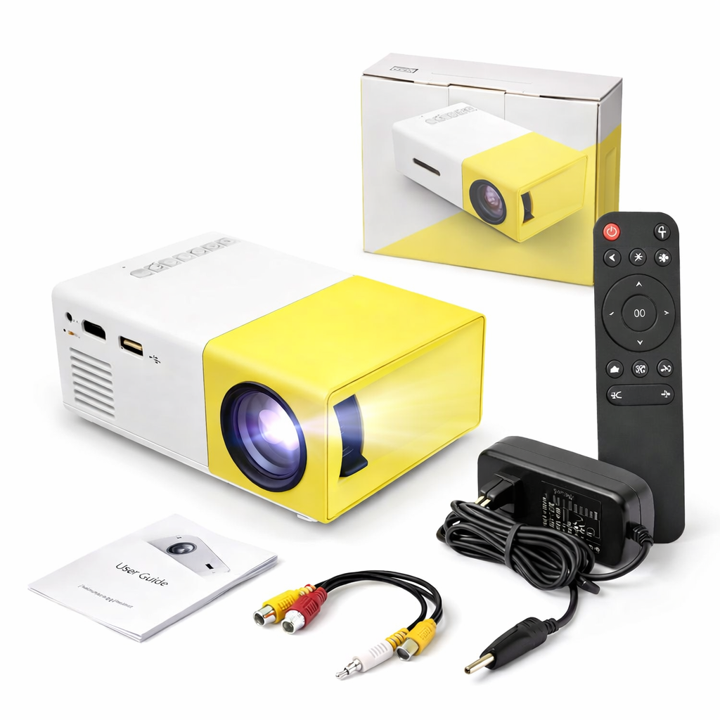 MINI PROJEKTOR LED YG300 PORTATYWNY MULTIMEDIALNY HDMI USB AV DO DOMU