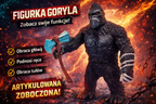 FIGURKA KING KONG 31 CM RUCHOMA SKULL ISLAND PREZENT DLA DZIECKA ZABAWKA