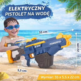 PISTOLET NA WODĘ WATER GUN 680 ML ZASIĘG 8-10 M ZABAWKA LETNIA DLA DZIECI