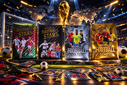 ZESTAW 4w1 WORLD FOOTBALL STARS 220 KART EDYCJA KOLEKCJONERSKA PIŁKARSKI