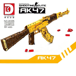 KLOCKI KONSTRUKCYJNE AK47 GOLDEN RIFLE 1548 ELEMENTÓW