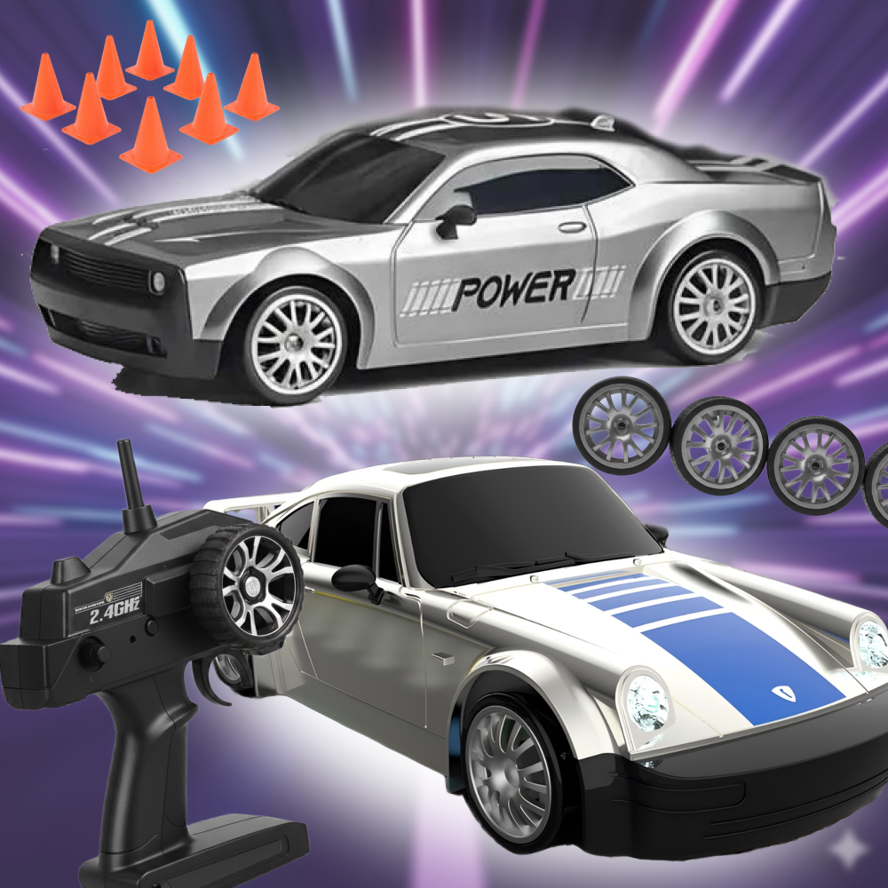 ZDALNIE STEROWANY SAMOCHÓD DO DRIFTU "CITY DRIFT RACING" (1:24)