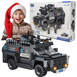 KONSTRUKTOR SWAT PATROL CAR (430 CZĘŚCI) PREZENT DLA CHŁOPCA ZESTAW KLOCKI