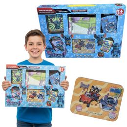 GRA KARCIANA "STITCH! BATTLE CARDS" – MEGA ZESTAW 158 ELEMENTÓW