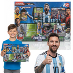 GRA KARCIANA "FOOTBALL STARS" – MEGA ZESTAW 162 ELEMENTY PREZENT DLA CHŁOPCA
