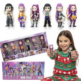 ZESTAW 6 FIGUREK K-POP DEMON HUNTERS