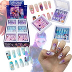 ZESTAW SZTUCZNYCH PAZNOKCI HEX-HUNT ENSEMBLE NAILS ŁOWCY DEMONÓW