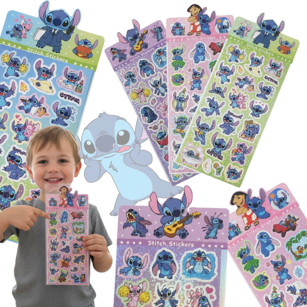 NAKLEJKI WODOODPORNE KOSMICZNY PRZYJACIEL ZESTAW 3w1 HIT TREND STICKER