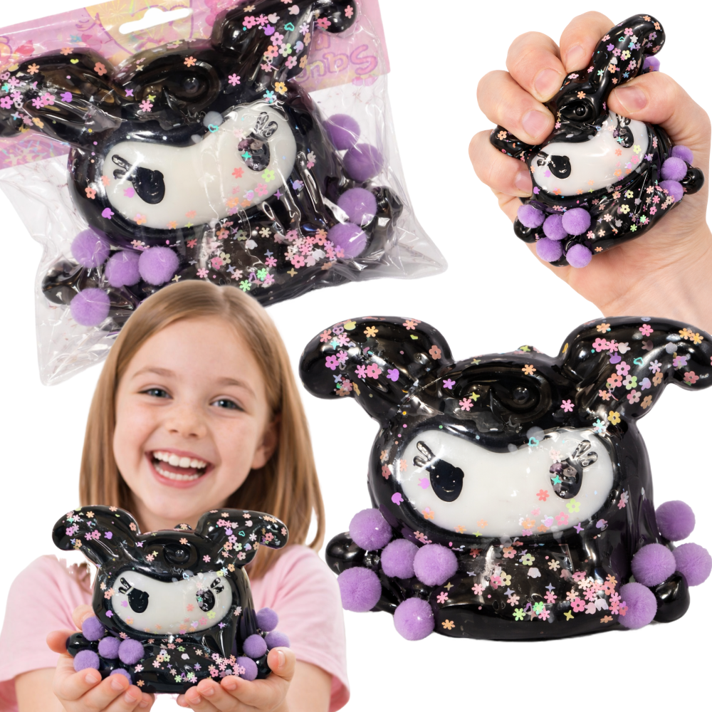 SQUISH KUROMI 15 CM MEGA HIT TIKTOK SQUISH ANTYSTRESOWY KAWAII MIĘKKA GUMA