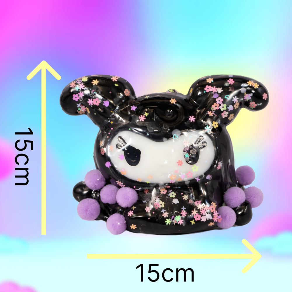 SQUISH KUROMI 15 CM MEGA HIT TIKTOK SQUISH ANTYSTRESOWY KAWAII MIĘKKA GUMA
